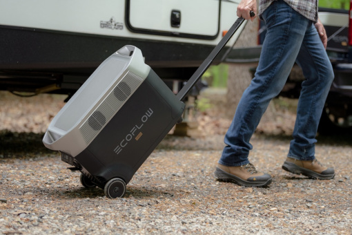 The portable EcoFlow Delta Pro