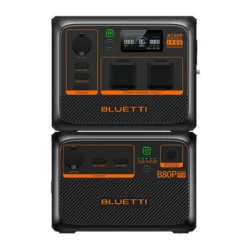 Bluetti AC 60P and Extra Battery Front