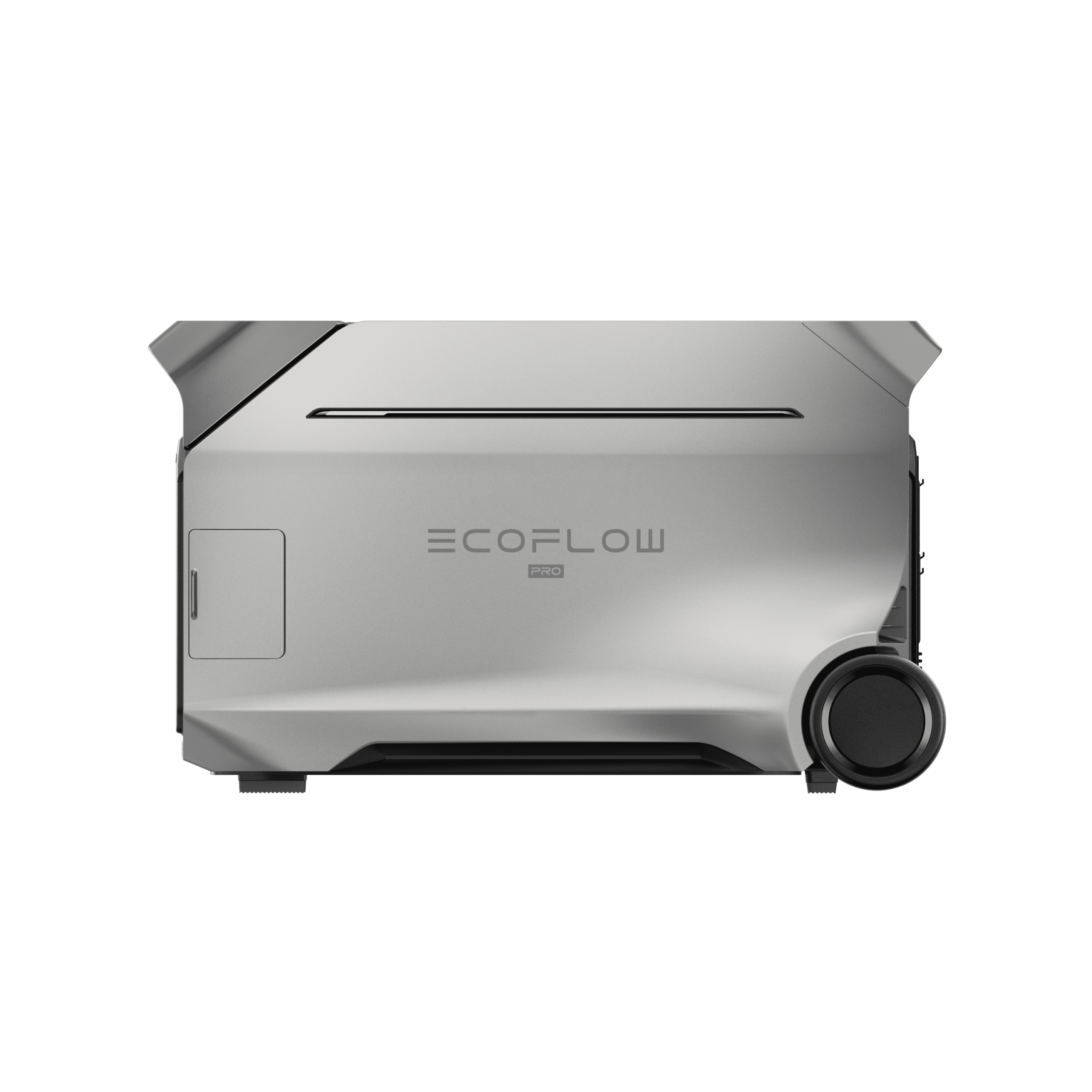 EcoFlow Pro portable power station in sleek silver, ideal for off-grid and renewable energy solutions. Compact, efficient, and versatile for outdoor adventures and sustainable living.