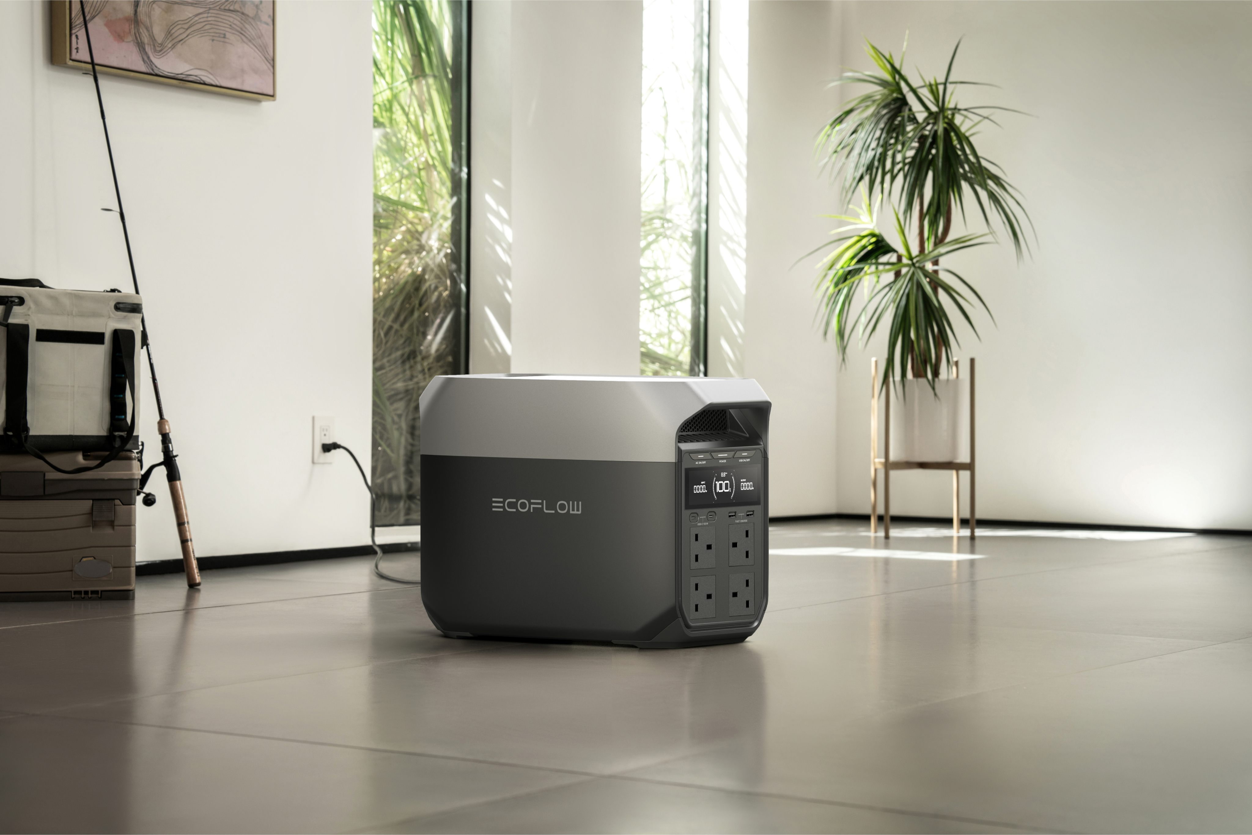 EcoFlow DELTA 3 charging by mains