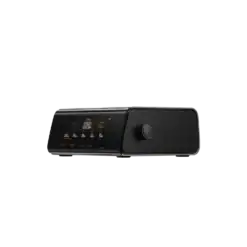 Portable power station with digital display, multiple charging ports, and solar compatibility for off-grid renewable energy solutions.