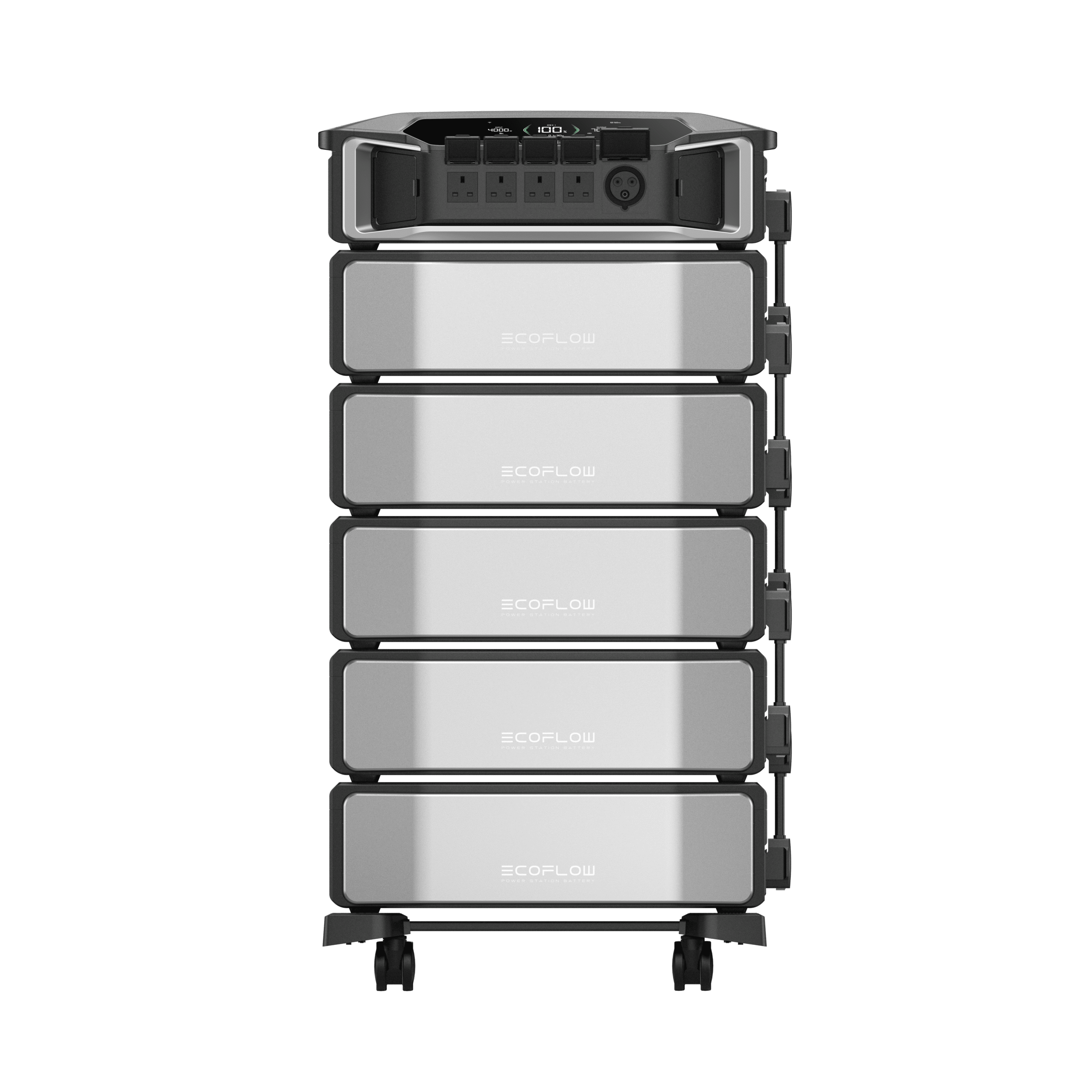 Portable off-grid power station with multiple outlets, ideal for outdoor adventure, camping, and sustainable living. EcoFlow energy generator for reliable electricity on the go.