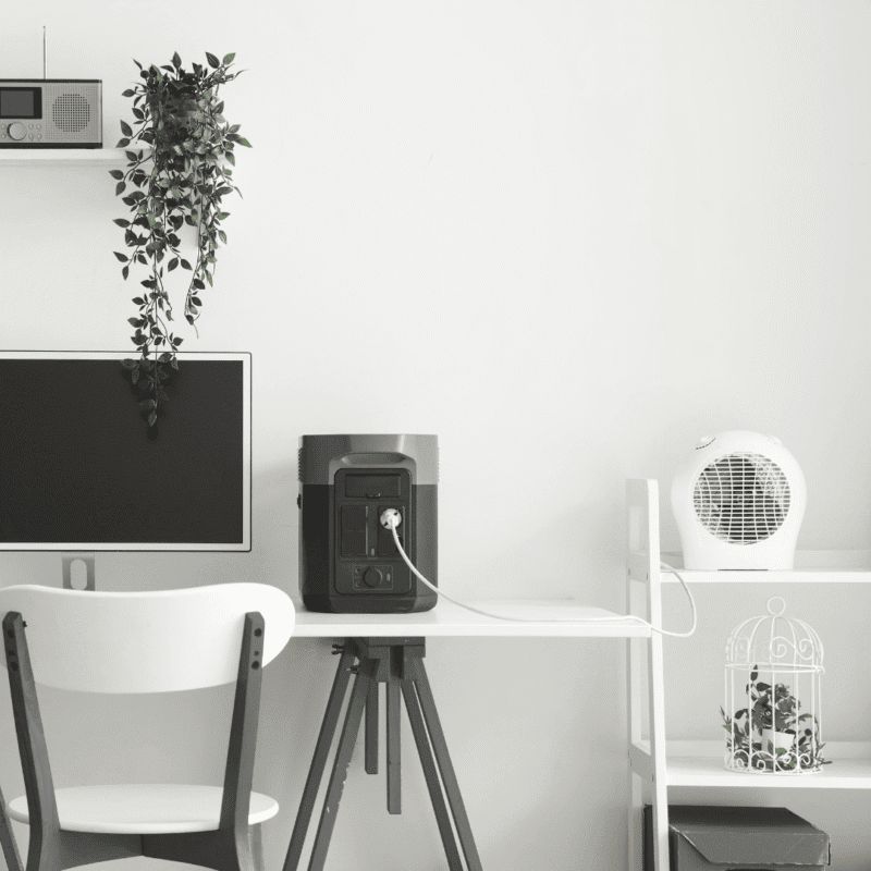 EcoFlow DELTA 3 and plug-in heater, works but high draw