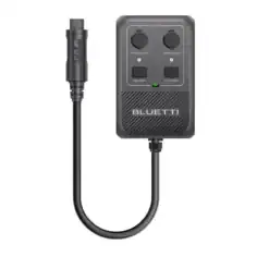 Front view of the BLUETTI Hub D1 showing all DC ports clearly laid out.