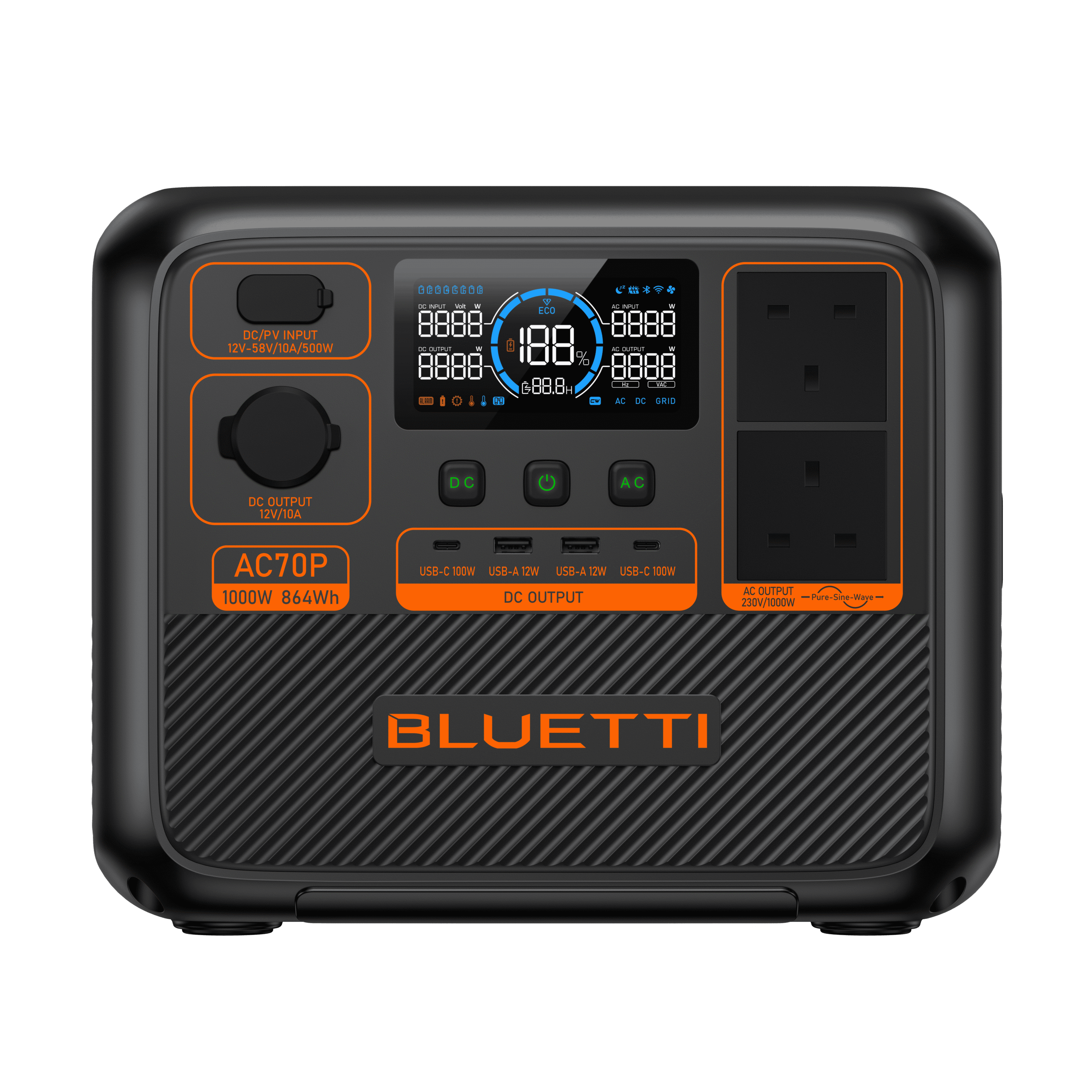 Bluetti AC70 P Portable Power Station