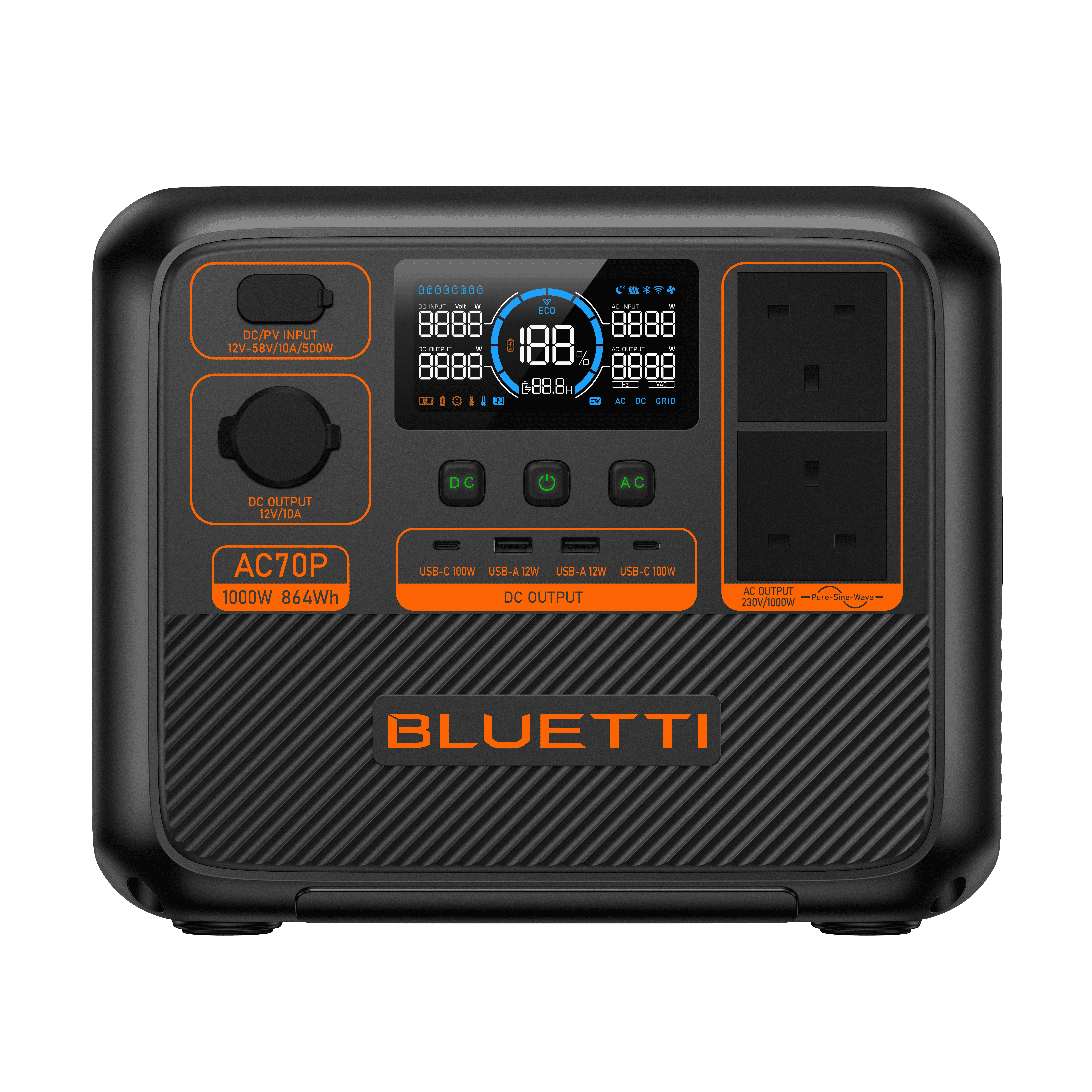 Bluetti AC70 P Portable Power Station