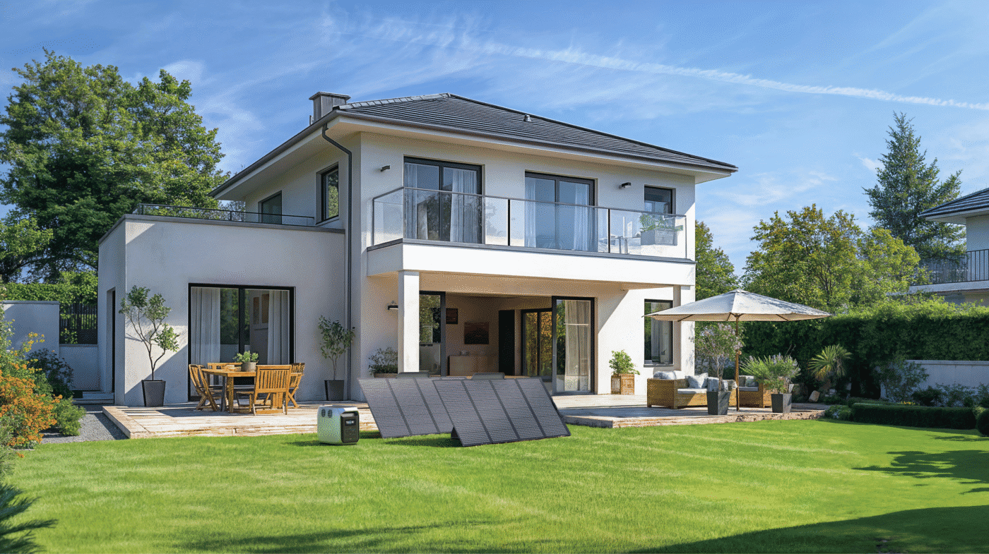 EcoFlow Delta 3 1500 portable power station powering a home in Ireland