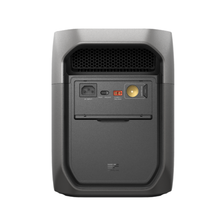 EcoFlow DELTA 3 Max rear view showing charging input ports Ireland