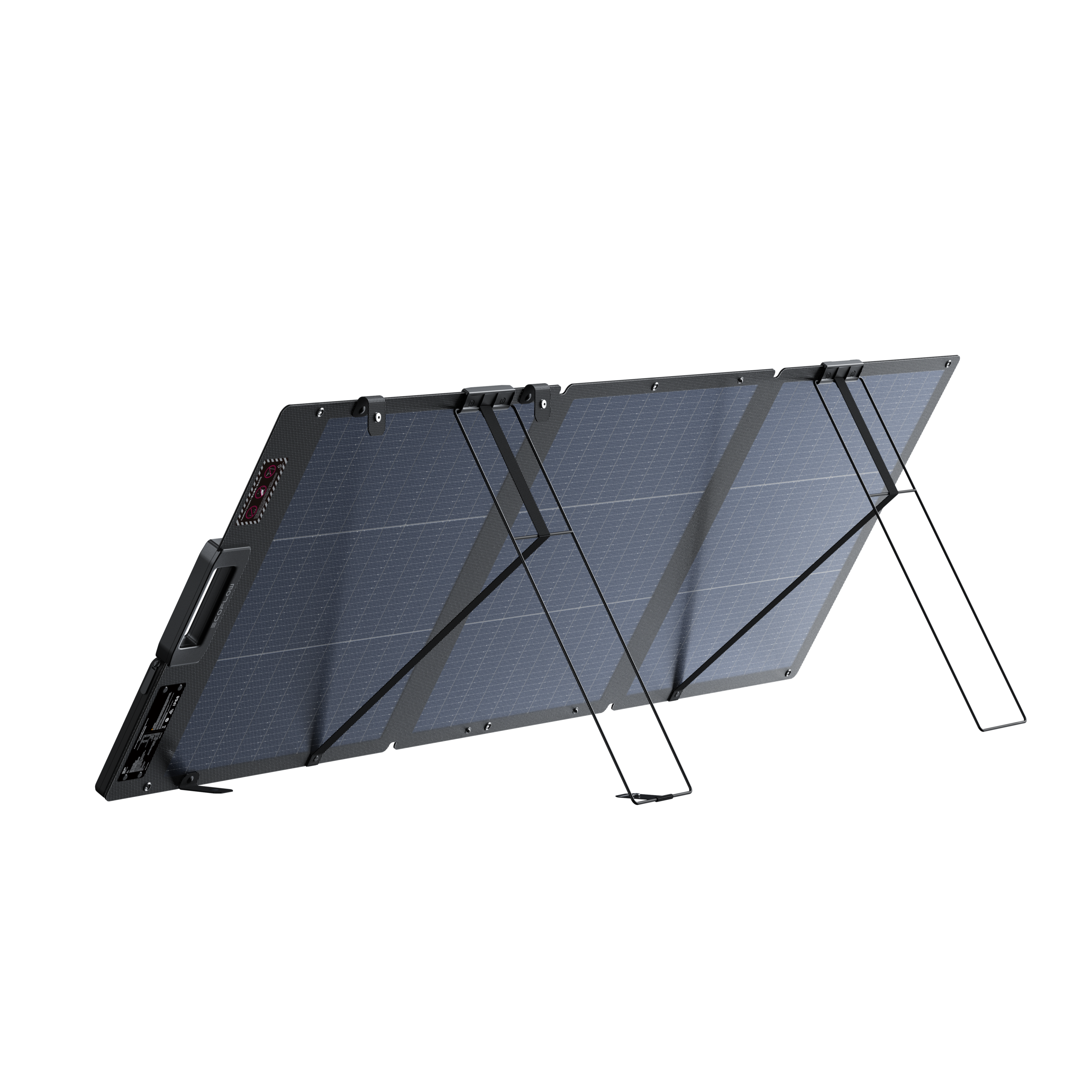 EcoFlow 160W Lightweight Portable Solar Panel Back angle