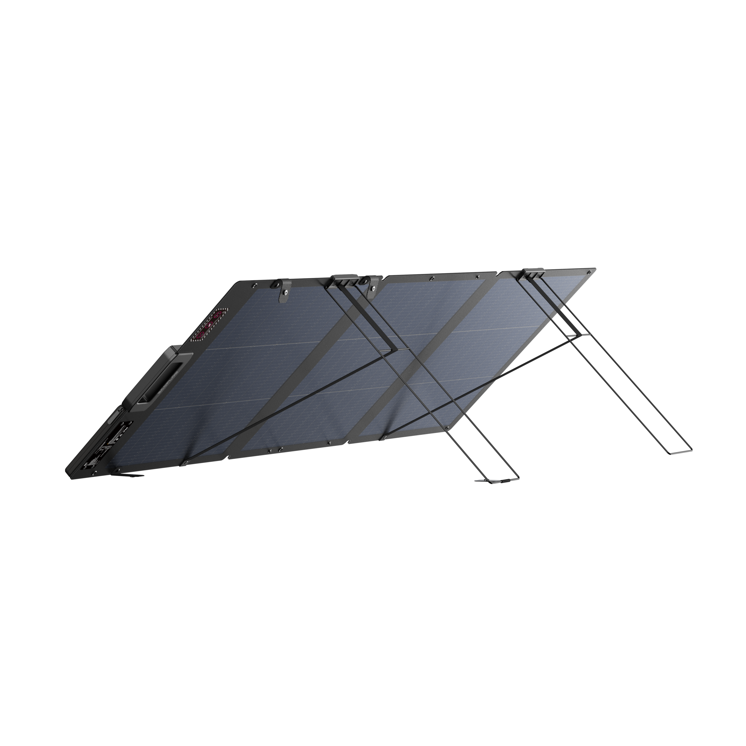 EcoFlow 160W Lightweight Portable Solar Panel Back angle