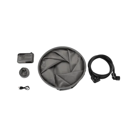 EcoFlow Shower Kit portable shower pump and collapsible bucket